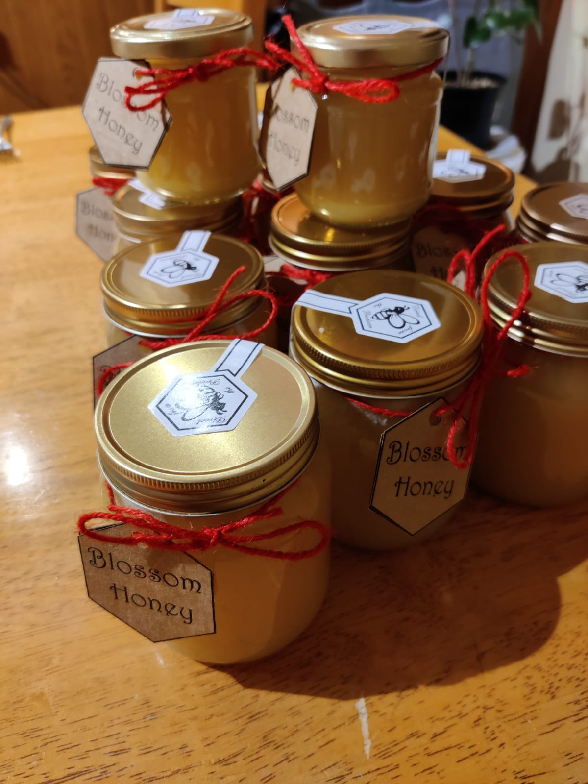 blossom honey jars